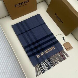 Burberry Check Cashmere Scarf